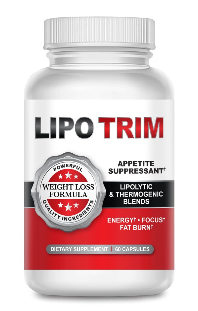 Lipo Trim- Advanced comprimidos de dieta termogênica lipogênica – aumentar a energia, aumentar o foco, e acelerar a perda de gordura- 60 rápidas cápsulas suppressores de apetite de ação