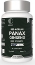 Panax Ginseng Cápsula 500 MG por energia de serviço, memória e suporte à saúde do cérebro, Não-GMO (Pacote de 60 Cápsula)