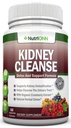 KIDNEY CLEANSE - Detox e suporte para trato urinário, bexiga e rins - Todas as fórmulas de suplemento de ervas naturais com cranberry orgânico, Astragalus, Astragalus, Cúrcuma, Goldenrod, Raiz de cascalho, Juniper e mais
