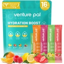 Venture Pal Sugar Free Electrolyte Powder Packets - Liquid Daily IV Drink Mix for Rapid Hydration & Party Recovery (Rápido Hydration & Party Recovery) 5 Vitaminas e 7 Eletrolitos Keto Friendly