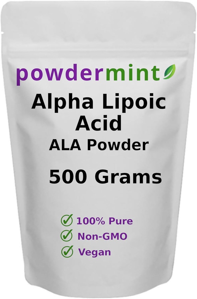 Pó de ácido lipoico alfa (RS-ALA, ALA puro) (dimensões múltiplas) Antioxidante (ALA pó) Escopo Incluído