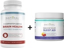 Natural BioScience Phosphatidilserina livre de soja 100mg & Magnésio sono em pó pacote de suplemento - Ultimate Brain Health & Relaxation Support