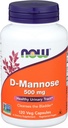Agora Alimentos D-Mannose, 120 Caps 500 mg (Pacote de 3)