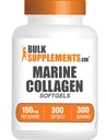 BulkSupplements.com Colágeno Softgels - Cápsulas de Colágeno Peptídeos - Pílulas de Colágeno para Mulheres - Pílulas de Colágeno Peptídeos - Colágeno Marinho - Suplementos de Colágeno (300 Conte - 300 Servimentos)