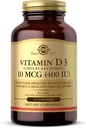 Solgar Vitamina D3 (Cholecalciferol) 10 MCG (400 UI), 250 Softgels - Ajuda a manter os ossos e dentes saudáveis - Suporte do sistema imunológico - Não-GMO, sem glúten, sem leite - 250 Servings