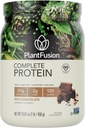 PlantaFusion Complete Vegan Protein Powder - Pó de proteína baseada em plantas com BCAAs, Enzimas Digestivas e Proteína de Ervilha - Keto, Gluten Free, Soja livre, Não lácteos, Sem açúcar, Não-GMO - Chocolate 1lb
