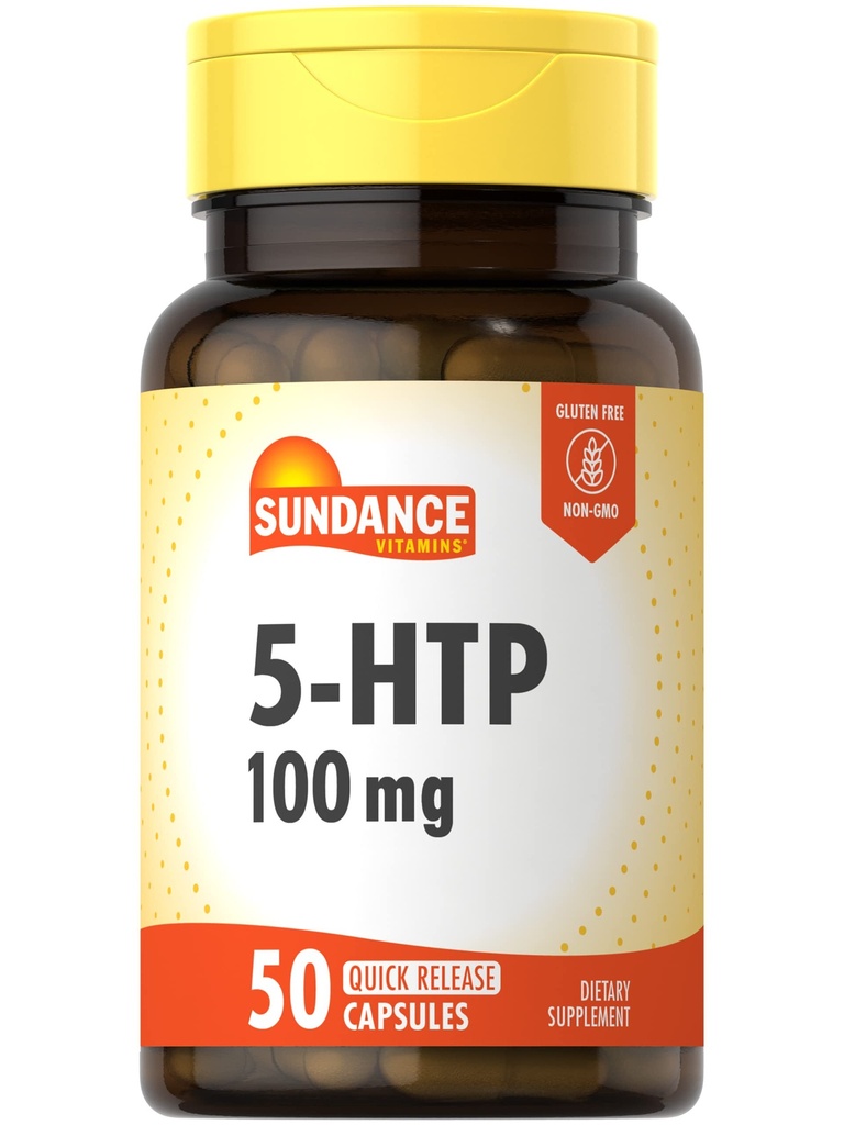 Sundance 5-HTP 100mg 50 Cápsulas 5 Hydroxtriptofano