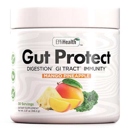 Verdes Superfood Pó com Probióticos e Prebióticos – Super Verdes Pó, Smoothie & Juice Mix Pó - Saúde Digestiva, Saúde Imune & Regularidade Suporte – Manga, Abacaxi