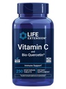 Extensão de vida Vitamina C e Bio-Quercetin®, Suplemento de Saúde Cardiovascular, Suporte Imune, Altamente absorvível, quercetina, Vitamina C, Glúten Livre, Não-GMO, Vegetariano, 250 Comprimidos