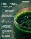 Cubos de espirulina - Alta proteína, Vitamina-Rich Superfood com sabor natural - Vegan, Sem glúten Nutriente Powerhouse Spirulina Pods para smoothies (1.680, Quilogramas)