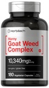 Horbäach Horny Goat Weed Complex (complexo de ervas daninhas) 180 Cápsulas (vegetarianas, não-OGM) e Fórmula Glúten Livre com Tribulus, Maca, Yohimbe e L-Arginina