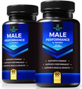 (2 Pack) Blue Vigor Max Pills para Homens, Fórmula All-Natural para Fitness Masculino e Stamina, Cápsulas Premium para Nutrição Diária, Desempenho e Energia, Suplemento Oficial para Comentários de Homem (120 Cápsulas)