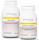 Integrative Therapeutics Bundle with Active B-Complex, 60 Cápsulas & HPA Adapt, 120 Cápsulas Vegan - Active B-Complex para apoiar o metabolismo energético - HPA Adapt to Support Healthy Stress Response