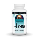 Fonte Naturals L-Lysine Formulário Livre, 1.000 mg - Suplemento Aminoácido Suporta Formação de Energia e Colágeno* - 100 Comprimidos