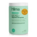 Hilma Fibra diária e Enzimas Digestivas, Pó de Suplemento de Fibra com Prebióticos e Enzimas Formulado com Psyllium Husk e Acácia, Glúten Livre, Vegan, FSA Elegível, Suporte Digestivo, 30 Servings