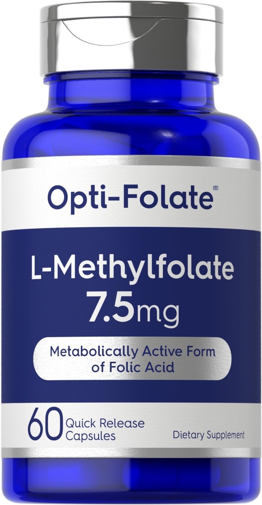 Carlyle L Metilfolato 7, 5 mg de folato de metilo, 5- MTHF