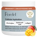 Perelel Hydration Powder, Suplemento electrolítico com colagénio e ácido hialurónico, Mango sabor limonada, Soy & Gluten Free, Não OGM, Sem açúcar adicionado, 28 Servings