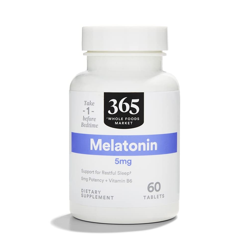 365 by Whole Foods Market, Melatonina 5mg, 60 Count