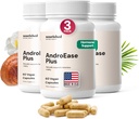 Nutrido AndroEase Plus - Suplemento de equilíbrio natural para mulheres - Fórmula Vegan com Zinco & Serra Palmetto - 180 Cápsulas para Bem-Estar & Vitalidade Diário - Made in USA