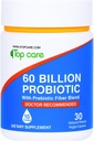 Probióticos 60 bilhões UFC - 10 Strains + Prebióticos orgânicos - Imune, Digestive & Gut Health - Suporta constipação ocasional, Diarréia, Gás e Bloating - para Mulheres e Homens - 30ct