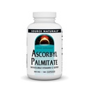 Fonte Naturals Ascorbyl Palmitate 500mg Suplemento de vitamina C Ester - 180 Cápsulas