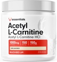 Acetil L-Carnitina Bucked Up 1000mg Pó, Essentials (150 Servings, 150g por recipiente)