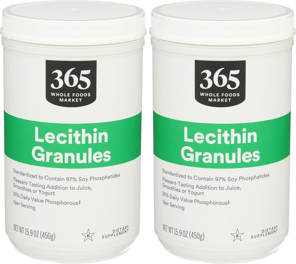365 by Whole Foods Market, Lecithin Granules, 15.9 Ounce (Pacote de 2)