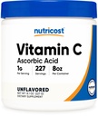 Pó de Ácido Ascórbico Nutricost (Vitamina C) 0,5 LBS (8 onça)