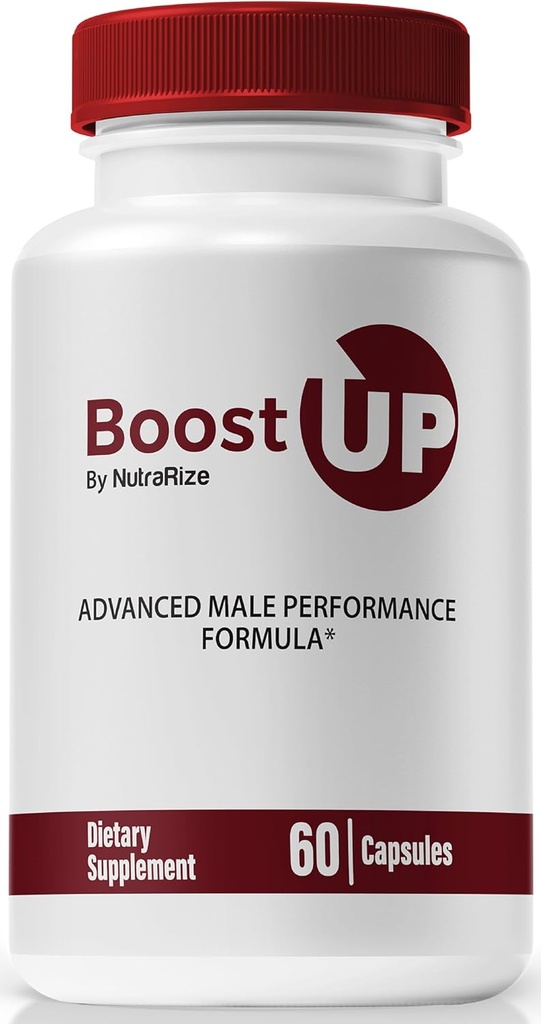 Aumente as cápsulas, Aumente o crescimento oficial para homens, Todos os comprimidos naturais, Nutrição diária para apoiar a saúde masculina e bem-estar, Premium BoostUp, Aumente a revisão (60 cápsulas)