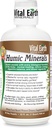 Minerais Vitais da Terra Minerais Húmicos – Suplemento de Ácido Fulvico com 70+ Minerais Trace, Eletrólitos para Recuperação e Equilíbrio, 32 Oz + 1 Oz Cup