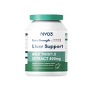 NYO3 28000mg Cardo de Leite 70:1 Extrair 400mg com Curcumina e Alcachofra, 83% Silymarin, 60 dias de fornecimento, Suplemento de ervas para desintoxicação e reparação de fígado Cleanse, Suporte antioxidante, Não-GMO