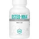 NBI Osteo-MK4 Suporte ósseo .Complexo Vitamina D & K .45mg Vitamina K2 (MK4) para Saúde e Função Óssea Forte .