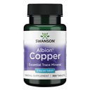 Swanson Copper Antioxidant Imune System Red Blood Cell Support Suplemento mineral (quelato de cobre) 2 mg 300 tabs (2 embalagem)