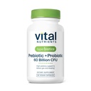 Hiperbióticos Nutrientes Vitais Prebióticos e Probióticos para Mulheres e Homens 60 bilhões de UFC Pre e Probióticos Suporta Saúde Digestiva, Obstipação, Diarréia, Gás e Bloating 60 Cápsulas Vegan