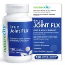 NatureCity True-Joint FLX Joint Supplement Formula (120 Cápsulas) TamaFlex, NEM Eggshell Membrana, Levagen+ PEA & CuberUp® Suporta Conforto Conjunto, Flexibilidade, Mobilidade, Função e Cardilagem Saúde