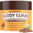 Petsmont Buddy Guard for Lumps and Bumps, Lipoma for Dogs & Cats, Patent Pending Organic 8 Mushroom Powder Mistura Natural Dog Probiótico & Imune Support Chaga, Reishi, Leon's Mane, Turkey Tail Mushroom