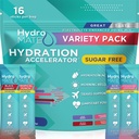 Pacote de hidração livre de açúcar em pó HydromATE 16 Sticks