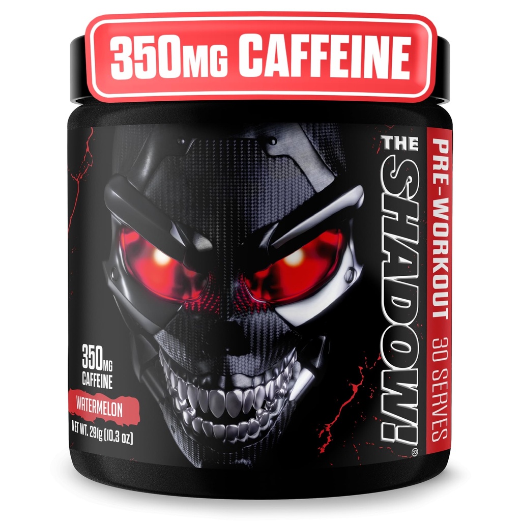 JNX SPORTS The Shadow! 350mg de Caffeine Hard Core Pré-treino - Melancia 30 Servings .