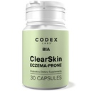 Codex Labs BIA Eczema Probiótico – 30 Cápsulas Sinbiótico para Pele Eczema-Prone com Probióticos provados clinicamente & Prebióticos Blueberry Barreira de pele e Imune Suporte