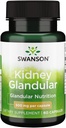 Swanson Raw Rins Glandular 500 Milligrams 60 Cápsulas