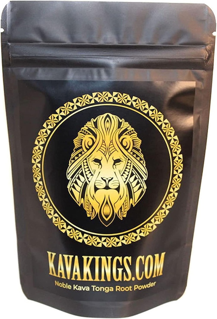 Kava Kings Kava Root Powder-Noble Kava Tonga 16 oz-Naturalmente originado de 'EUA, Tonga