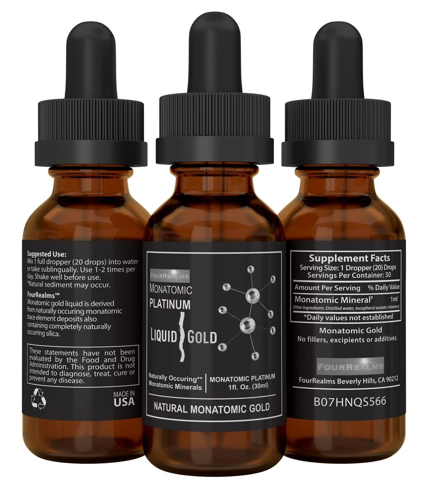 ORMUS monoatómico - Platina monoatómica, Orme monoatómico 1oz
