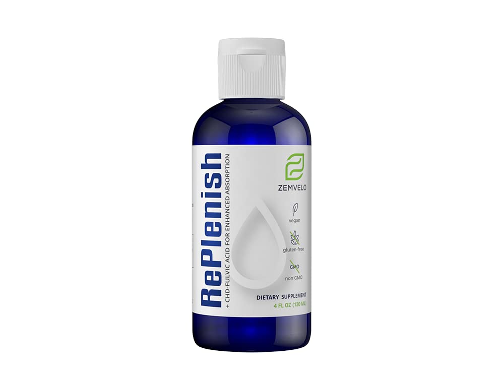 Liquid Ionic Electrolyte Supplement | Replenish | Hydration Support | Sodium, Potassium, Calcium, Magnesium, Trace Minerals | Vegan & Keto Friendly