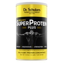 Dr. Schulze's SuperProtein Plus 100% Concentrado de proteína vegetal ou mistura orgânica de pó , vitamina B-12 e espirulina , suplemento dietético , construir músculo forte , melhorar a recuperação do treino , 19 Oz.
