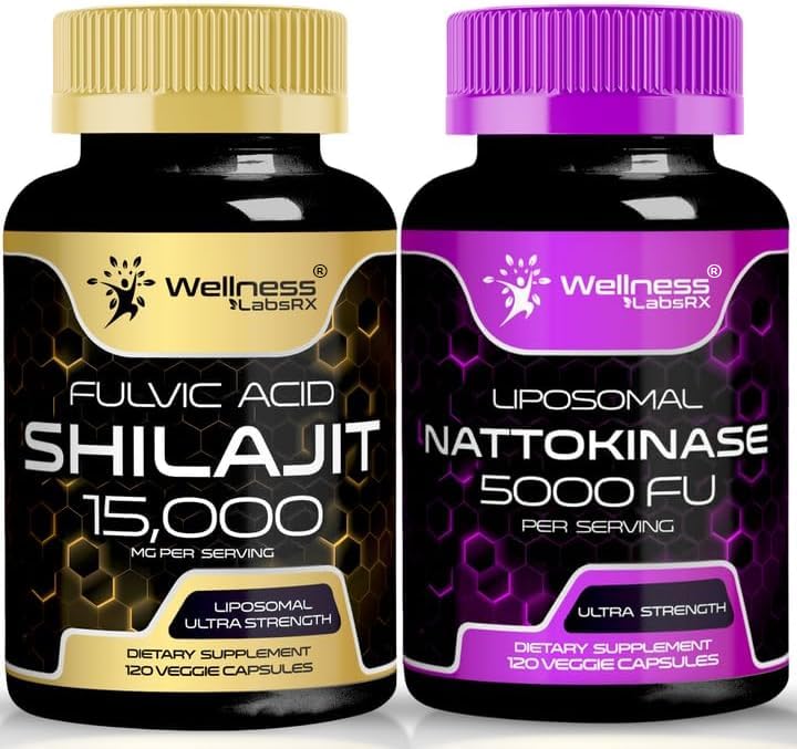 Cápsulas de Nattokinase Supplement - 5000 FU - Enzimas de Pure Japanese Natto Extract