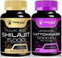 Cápsulas de Nattokinase Supplement - 5000 FU - Enzimas de Pure Japanese Natto Extract