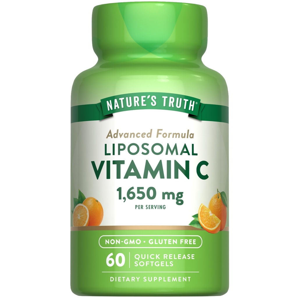 Verdade da natureza Vitamina C lipossômica 1650mg 60 Softgels