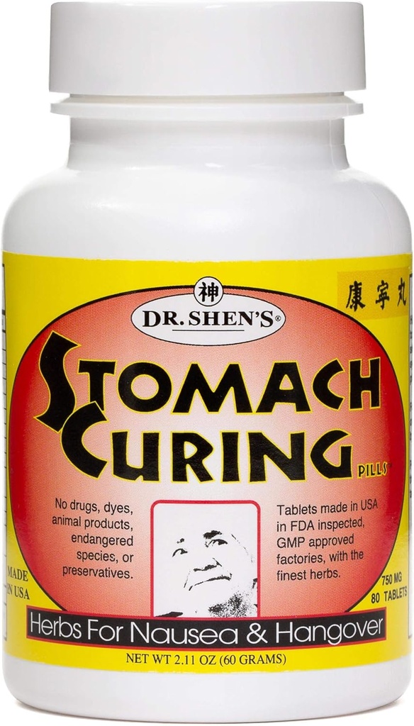 Pílulas de cura do estômago do Dr. Shen - 750mg/80 TAB