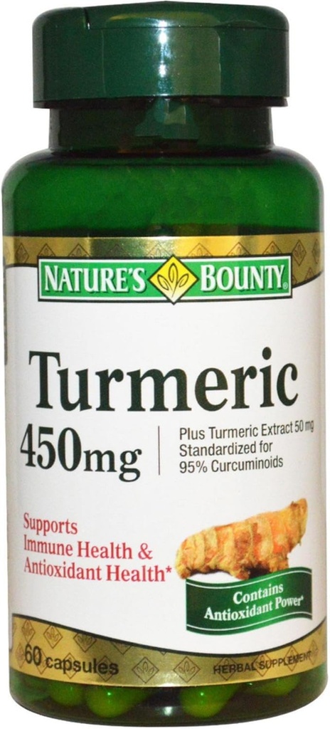 Cápsulas Turméricas da Natureza 60 Cápsulas (Pacote de 2)