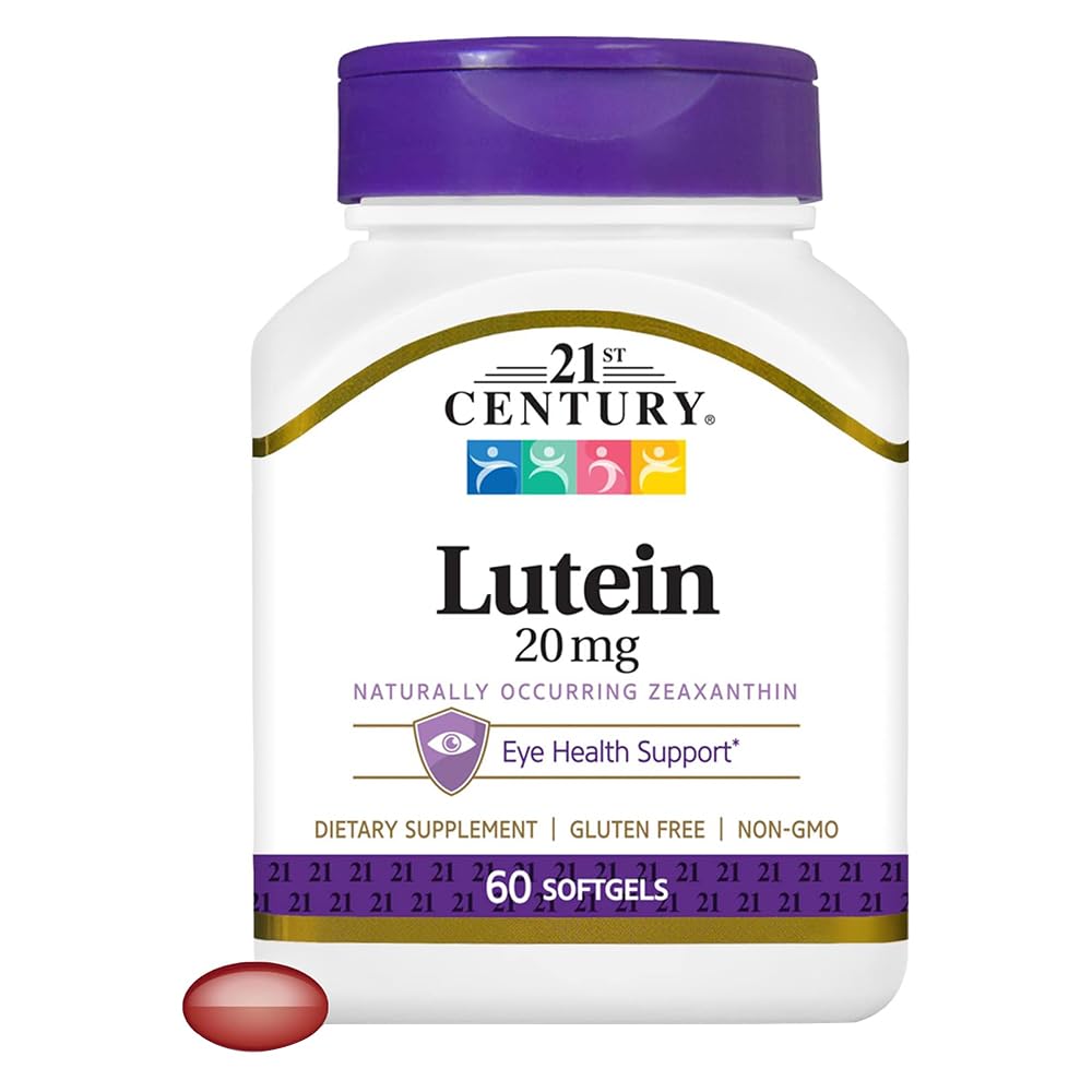 Lutein do século 21, 20 mg, 60 Softgels